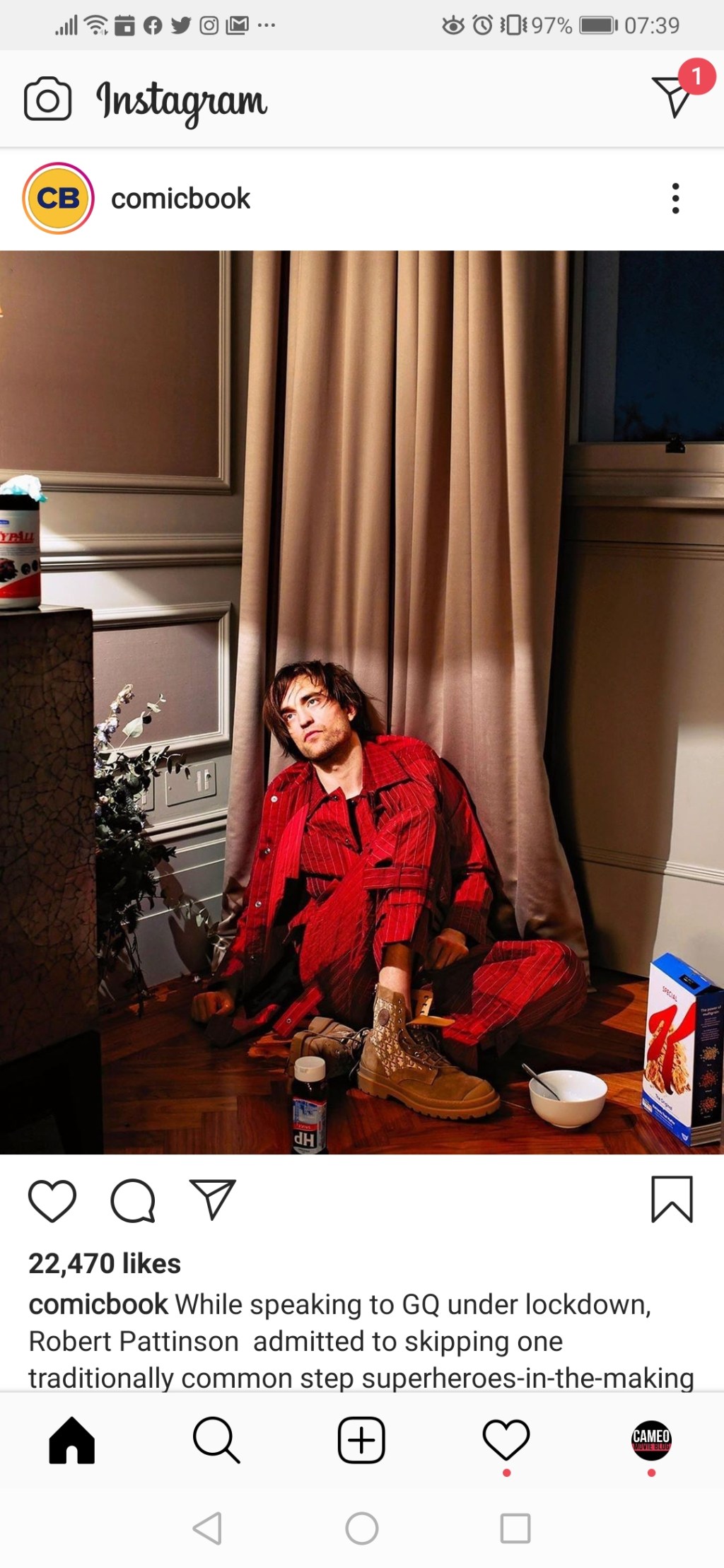 Robert Pattinson declara casi no estar entrenando para «The&nbsp;Batman»